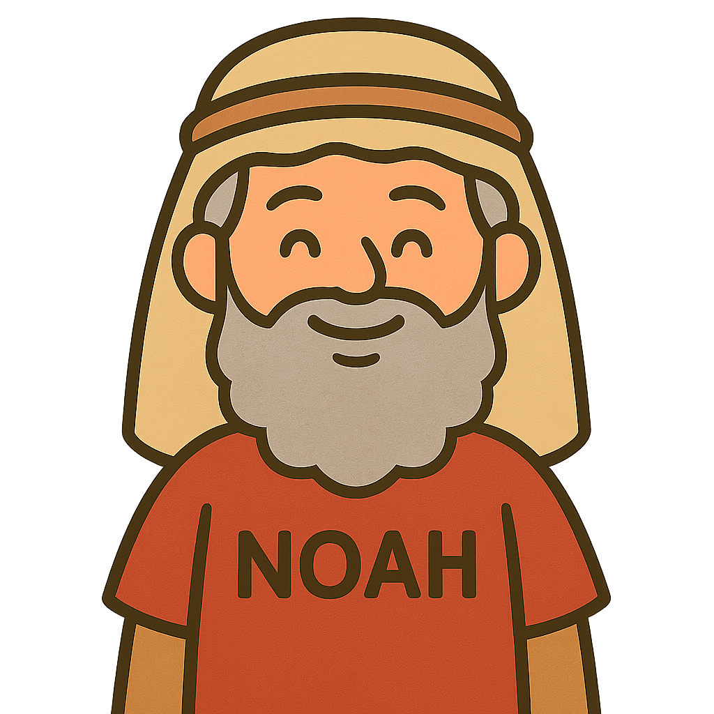 Friendly Noah Guide Character